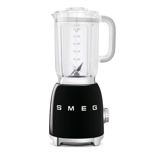 Liquidificador SMEG-Vidro Preto, 19.7x16.3x39.7 cm