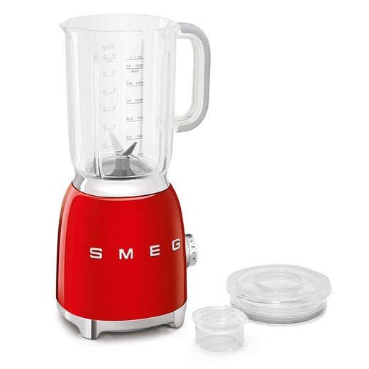 SMEG-Red Glass Blender, 19,7x16,3x39,7 cm