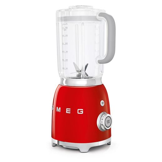 SMEG-Red Glass Blender, 19,7x16,3x39,7 cm