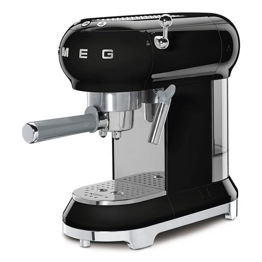 SMEG-Machine à café Espresso Noir en acier 33x30,3x14,9 cm