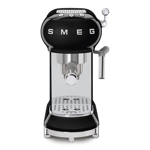 SMEG-Machine à café Espresso Noir en acier 33x30,3x14,9 cm