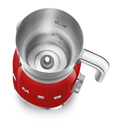SMEG-Red Spieniacz do mleka