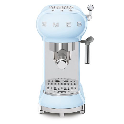 SMEG-Máquina de Café Espresso Azul Celeste 14,9x33x30,3 cm