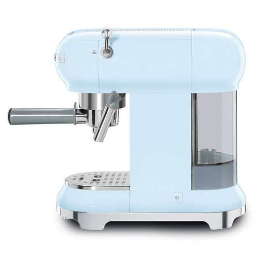 SMEG-Máquina de Café Espresso Azul Celeste 14,9x33x30,3 cm