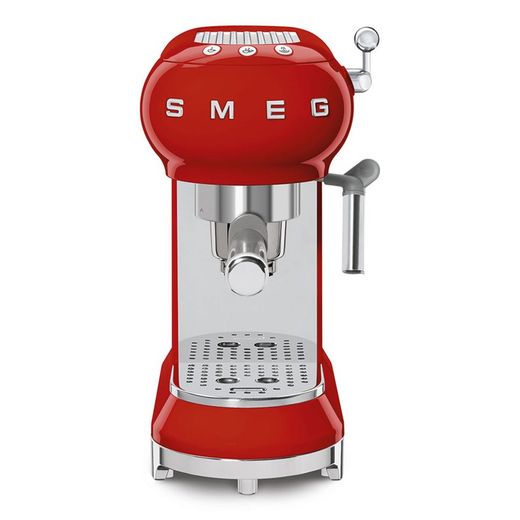 SMEG-röd espressomaskin, 33x30,3x14,9 cm