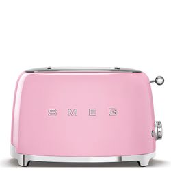 SMEG-Toaster 2 Slices Pink, 31x19.5x19.8 cm