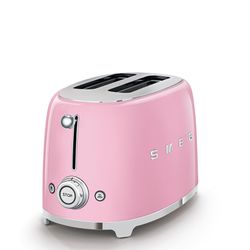SMEG-Toaster 2 Slices Pink, 31x19.5x19.8 cm