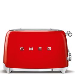 SMEG-Tostador 4 Rebanadas Rojo 19,5x31x19,8 cm