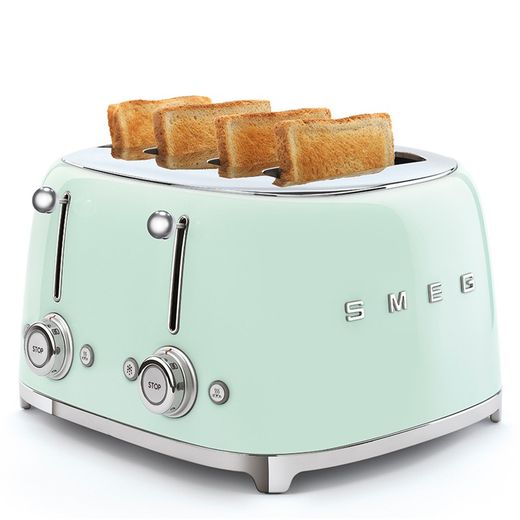 SMEG-Tostador Rebanadas Verde Agua 19,5x31x19,8 cm — Qechic