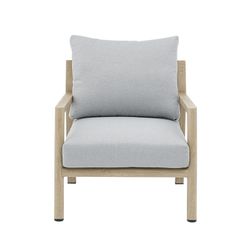 1-seater sofa in aluminum and olefin rope in natural, 75 x 88.5 x 89 cm | harmony
