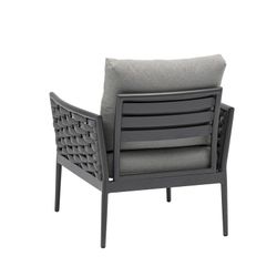 Garden set in anthracite aluminum and rope | Walga