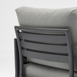 Garden set in anthracite aluminum and rope | Walga