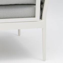 Garden set in white aluminum and rope | Walga