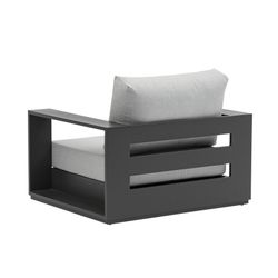 Anthracite aluminum garden set | Ione