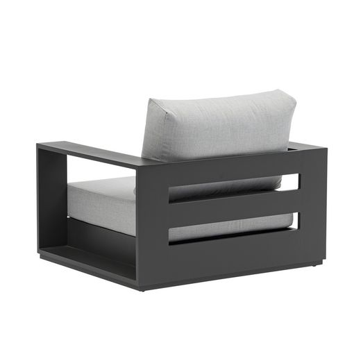 Anthracite aluminum garden set | Ione