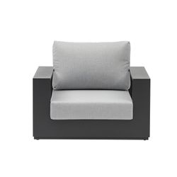 Anthracite aluminum garden set | Ione