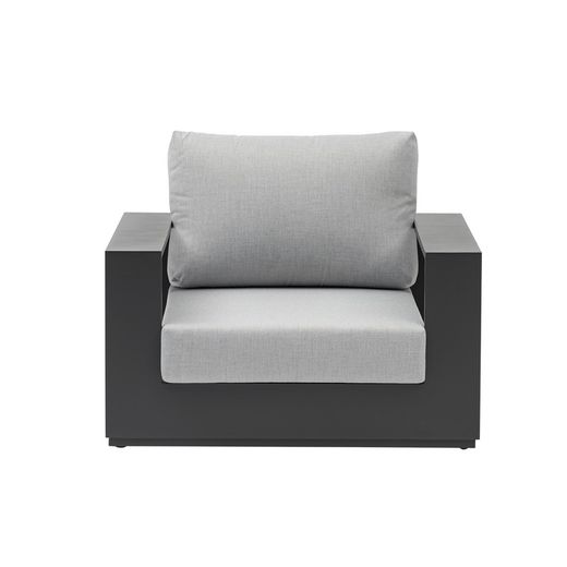 Anthracite aluminum garden set | Ione