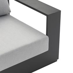 Anthracite aluminum garden set | Ione