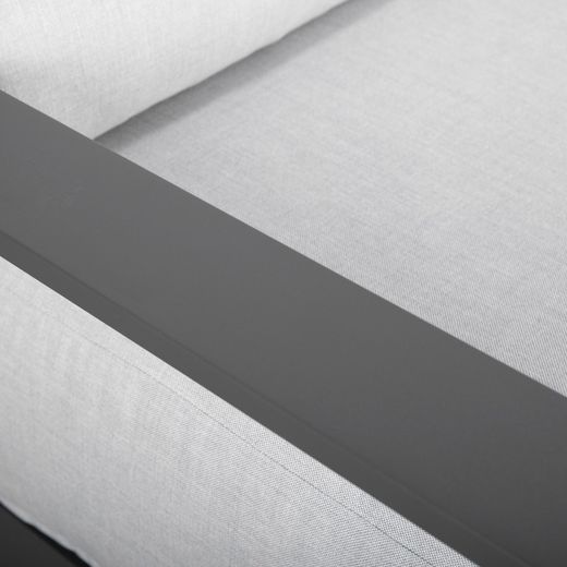 Anthracite aluminum garden set | Onyx