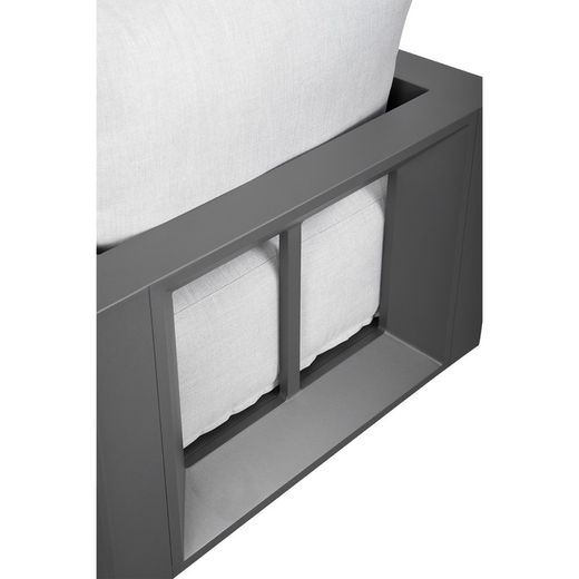 Anthracite aluminum garden set | Onyx