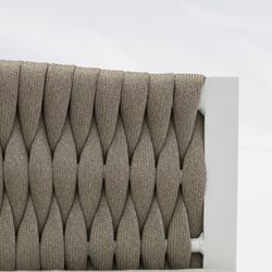 Garden set in white aluminum | Anmore