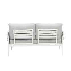 Garden set in white aluminum and rope | Walga