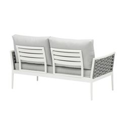 Garden set in white aluminum and rope | Walga