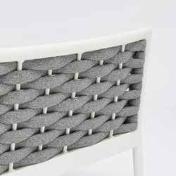 Garden set in white aluminum and rope | Walga