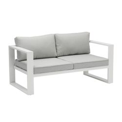 Garden set in white aluminum | Nyland