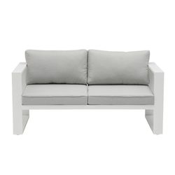 Garden set in white aluminum | Nyland