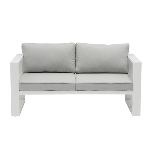 Garden set in white aluminum | Nyland