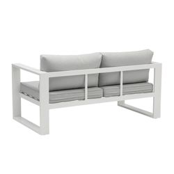 Garden set in white aluminum | Nyland
