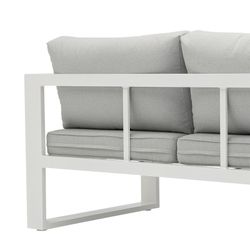 Garden set in white aluminum | Nyland