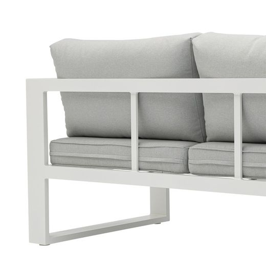 Garden set in white aluminum | Nyland