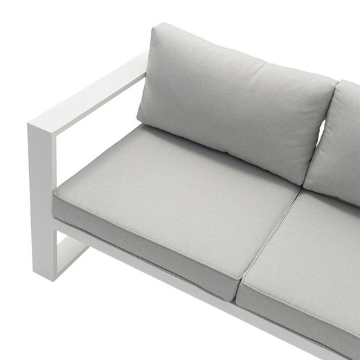 Garden set in white aluminum | Nyland