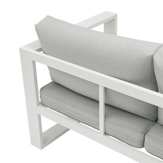 Garden set in white aluminum | Nyland