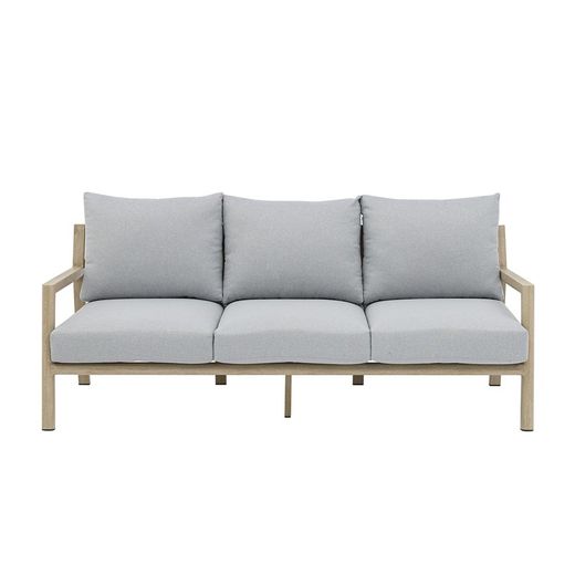Garden set in aluminum and rope in natural color | harmony