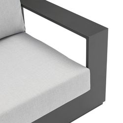 Anthracite aluminum garden set | Ione