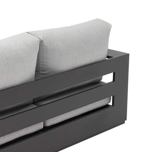 Anthracite aluminum garden set | Ione