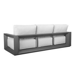 Anthracite aluminum garden set | Onyx