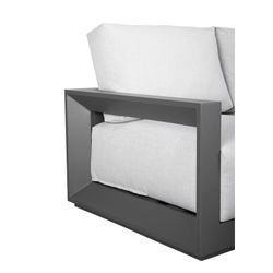 Anthracite aluminum garden set | Onyx