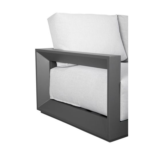 Anthracite aluminum garden set | Onyx