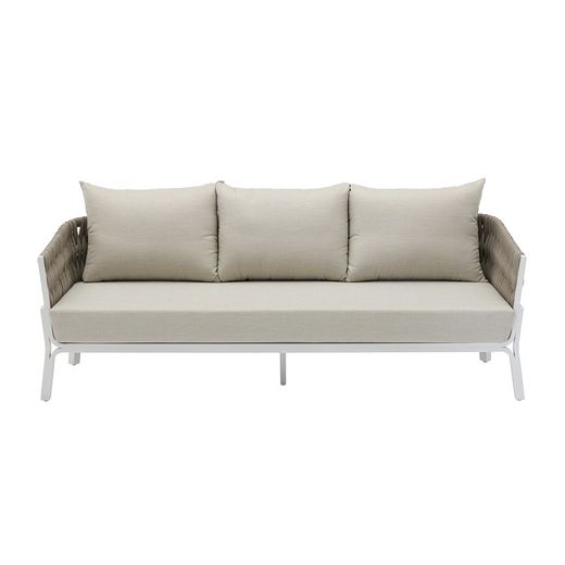 Garden set in white aluminum | Anmore