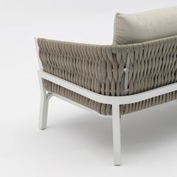 Garden set in white aluminum | Anmore