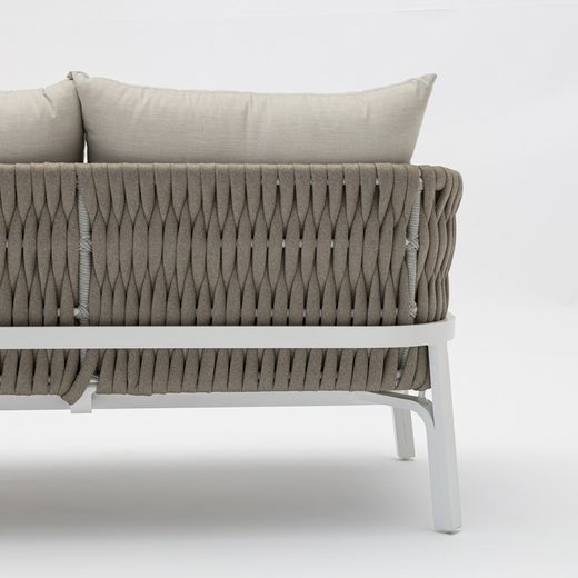 Garden set in white aluminum | Anmore