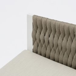 Garden set in white aluminum | Anmore