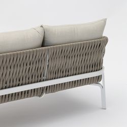 Garden set in white aluminum | Anmore