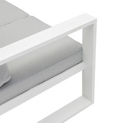 Garden set in white aluminum | Nyland L