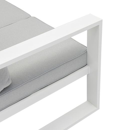 Garden set in white aluminum | Nyland L