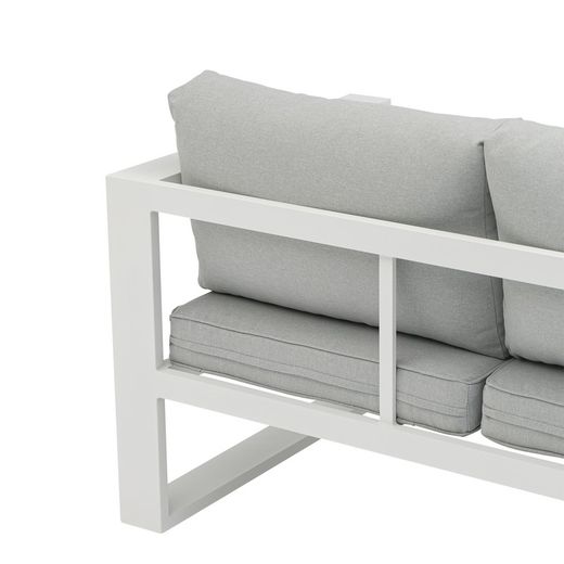 Garden set in white aluminum | Nyland L